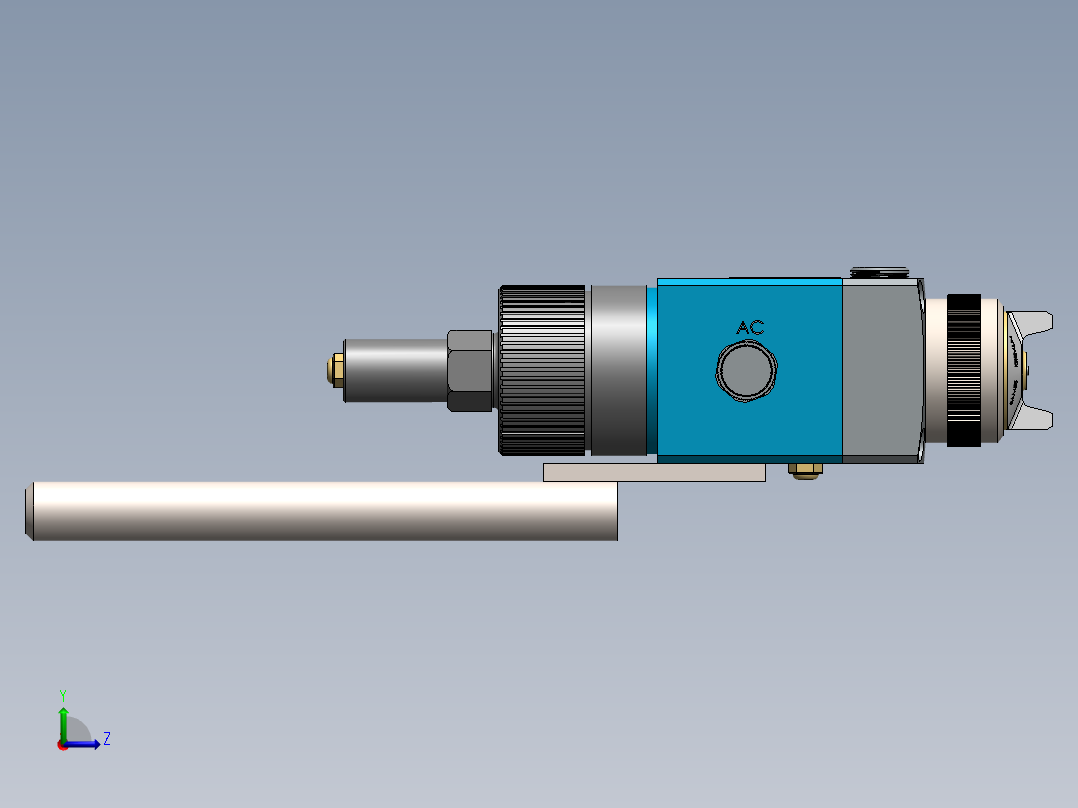 自动空气喷枪A28左视图