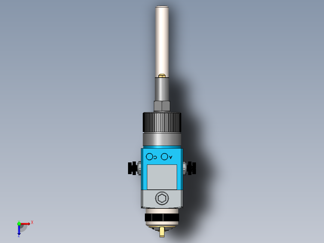 自动空气喷枪A28俯视图