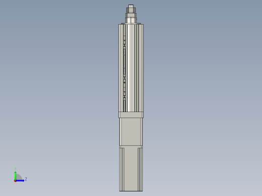 12VZ电动缸-VZ6-S100-BC左视缩略图