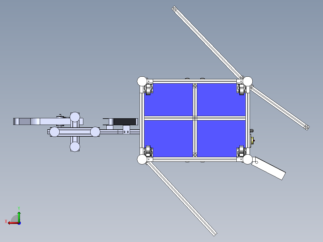 自动冲模裁切端子机后视图