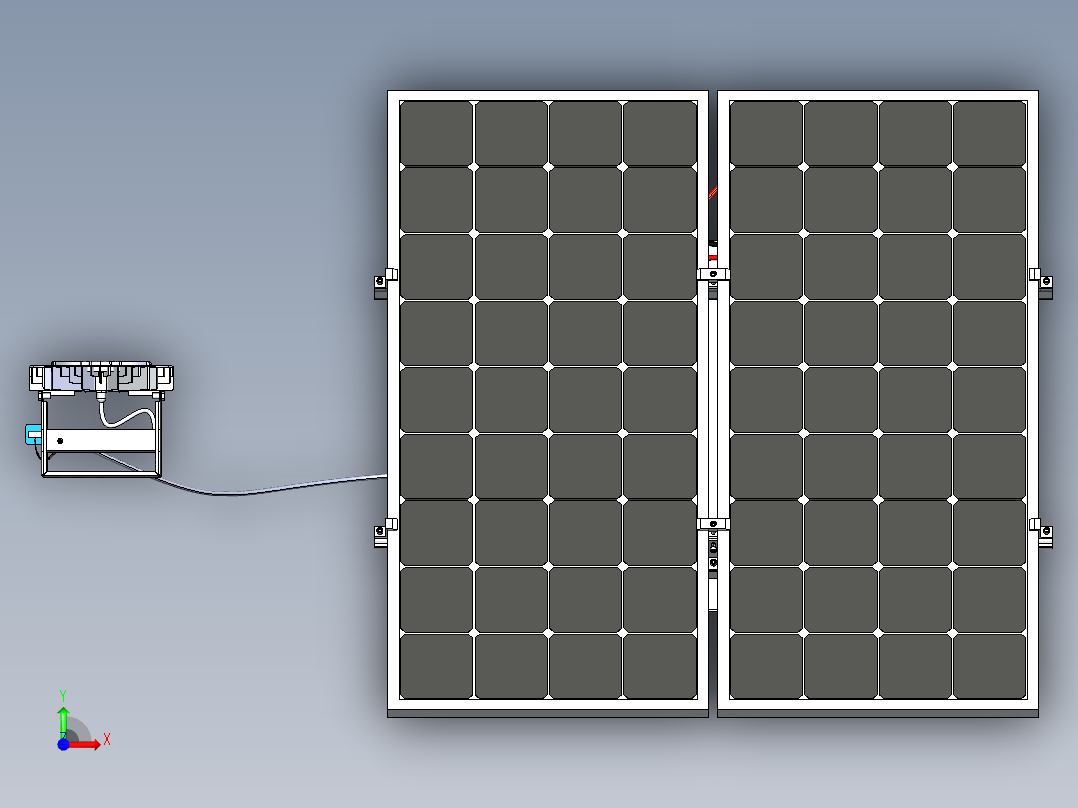 太阳能电池 300W 12VDC前视图
