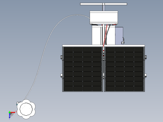 太阳能电池 300W 12VDC俯视缩略图