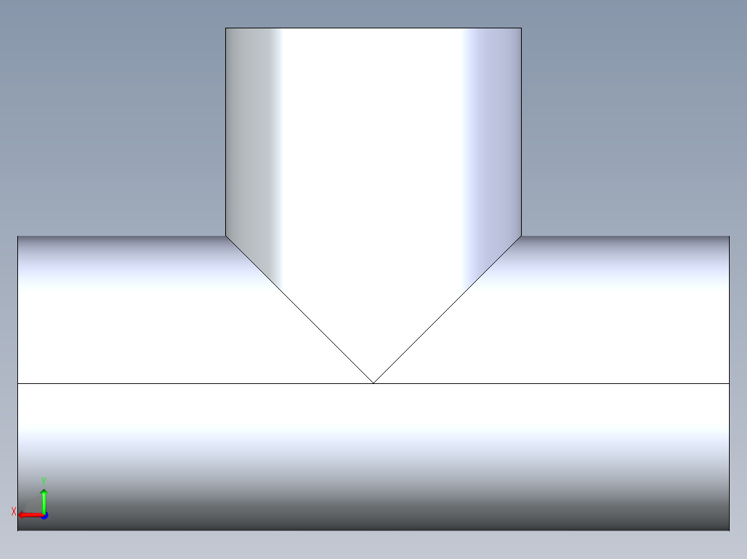 聚氯乙烯配件04-Sch80_Tee_FPTxFPTxFPT_805-003_0.375in后视图