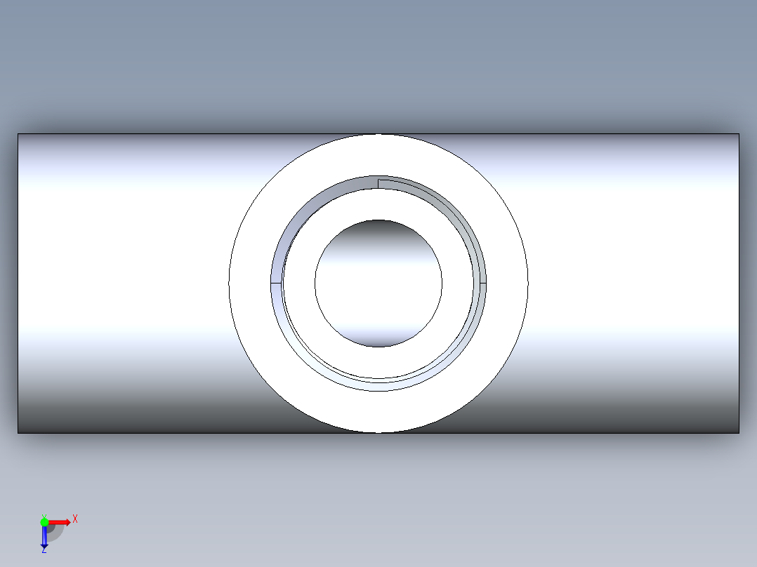 聚氯乙烯配件04-Sch80_Tee_FPTxFPTxFPT_805-003_0.375in俯视图