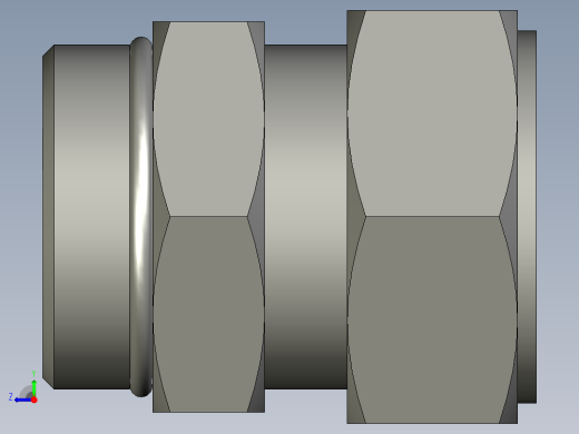 卡套式工业通用硬管接头24_f5bu-s右视缩略图