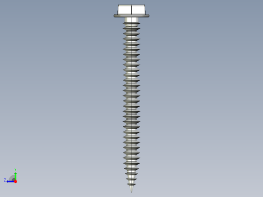 紧固件-IGES Hex Head Screw-02右视缩略图