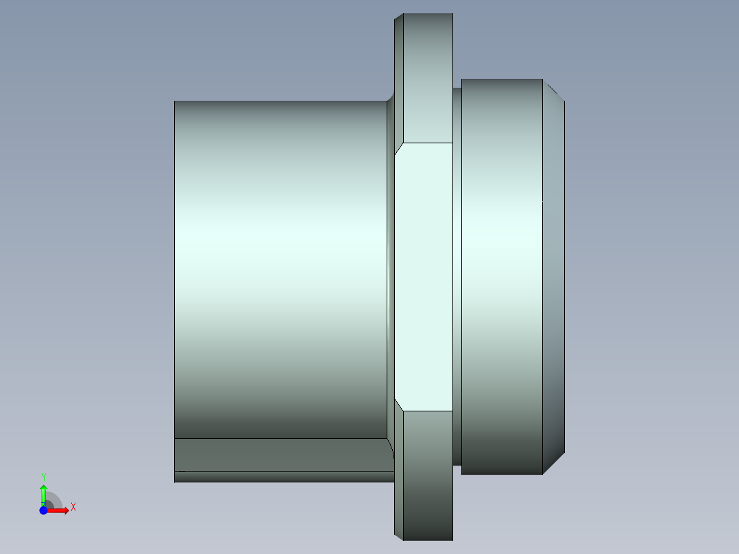 Q280-CA6140车床I轴轴承座机械加工工艺及钻φ5斜孔夹具设计前视图