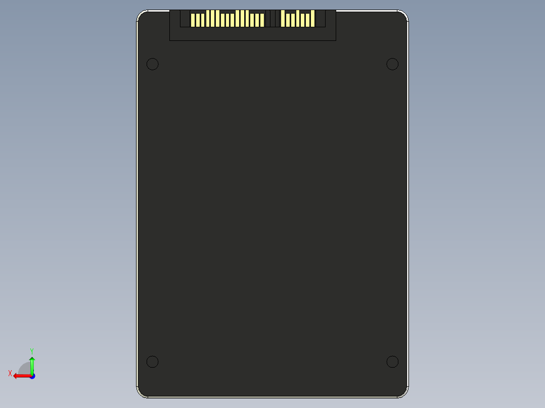 ssd-固态硬盘后视图