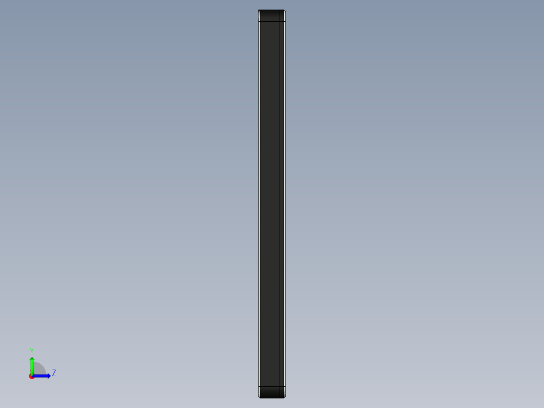 ssd-固态硬盘左视图