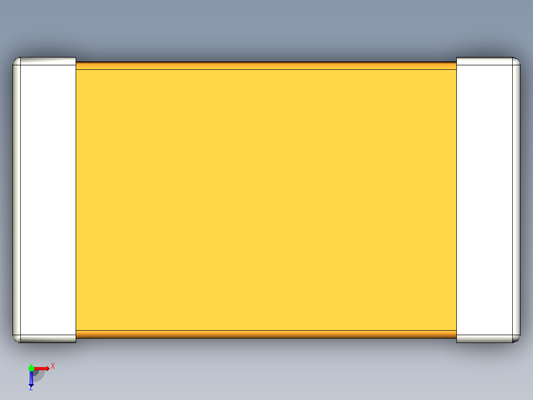 元器件3D封装C0603_09028俯视图