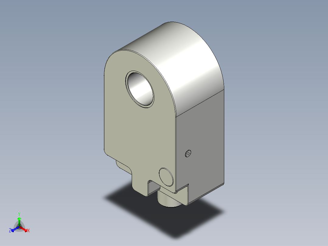 接近传感器PS10_CA_J正等轴测图