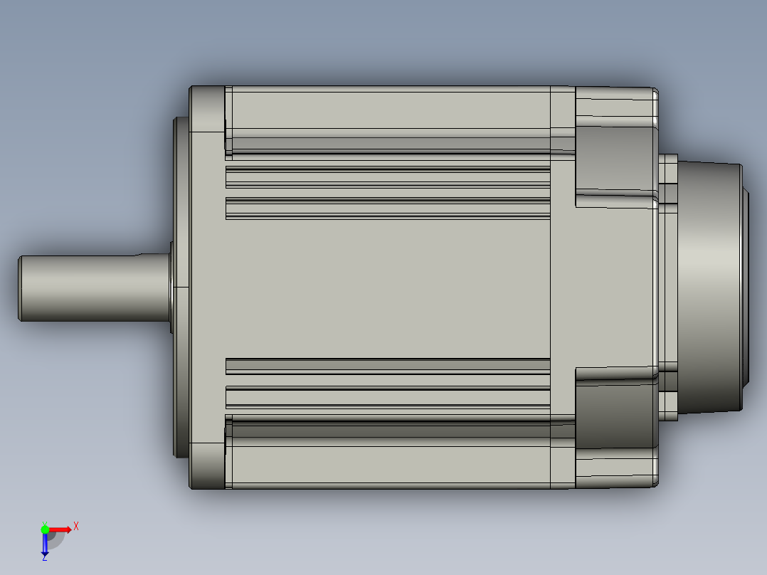 电机MS6G-130CN15BZ2-41P5俯视图