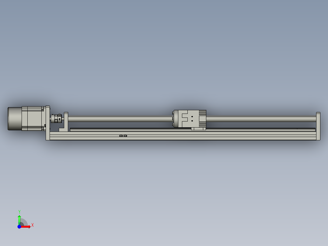 模组FSK40-L10C7-BC-B57-500行程（B57刹车电机）前视图
