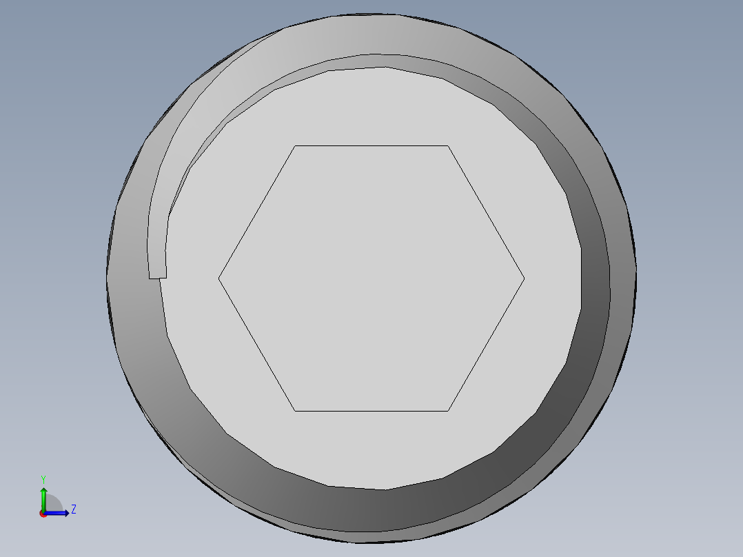 DIN 913-ISO 4026 固定螺钉-M4 L=8.SLDPRT左视图