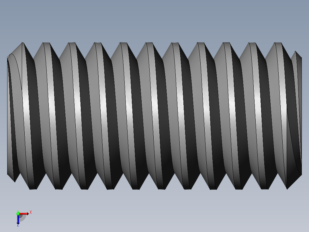 DIN 913-ISO 4026 固定螺钉-M4 L=8.SLDPRT俯视图