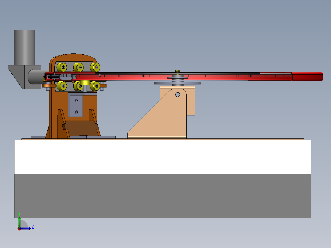 机械虹膜左视图