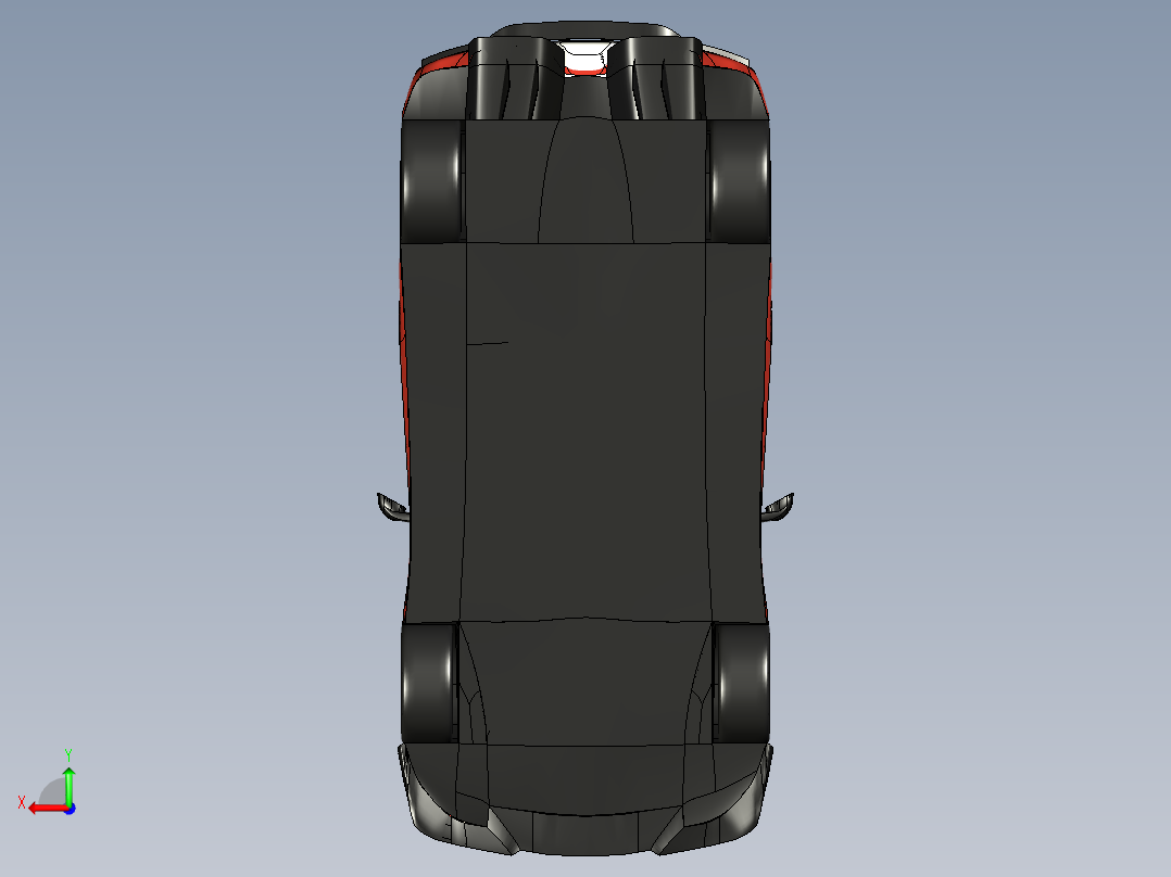 科尼赛克碳纤维汽车后视图