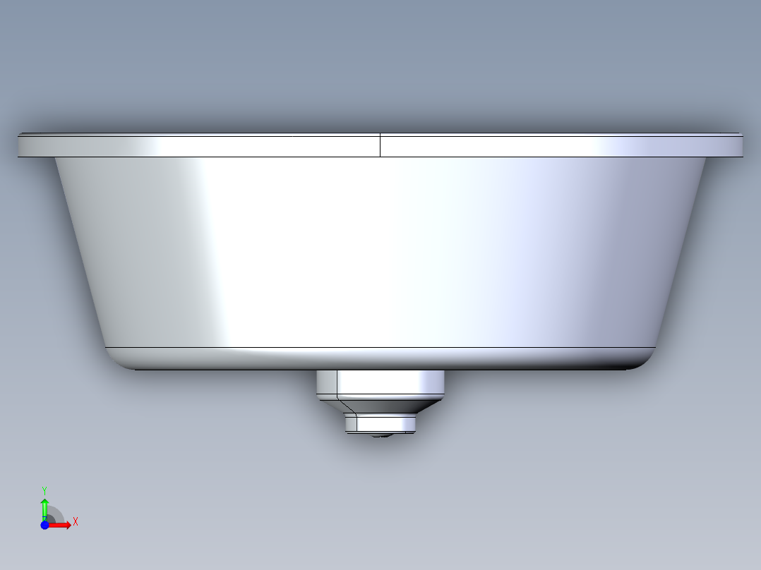 水槽、不锈钢水槽(86)前视图