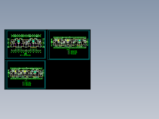 世纪花园平面建施图