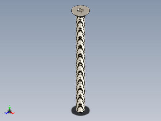 Screw_ISO_10642_M8x110_A2.STEP正等轴测缩略图