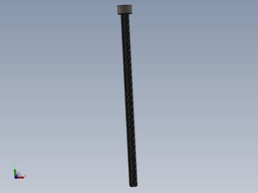 Screw_DIN_912_M5x100F_A2.SLDPRT公制内六角螺钉