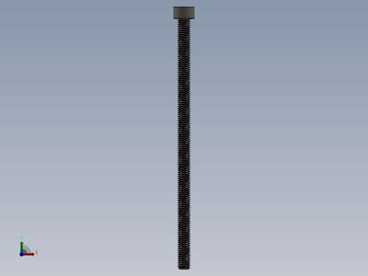 Screw_DIN_912_M5x100F_A2.SLDPRT公制内六角螺钉前视缩略图