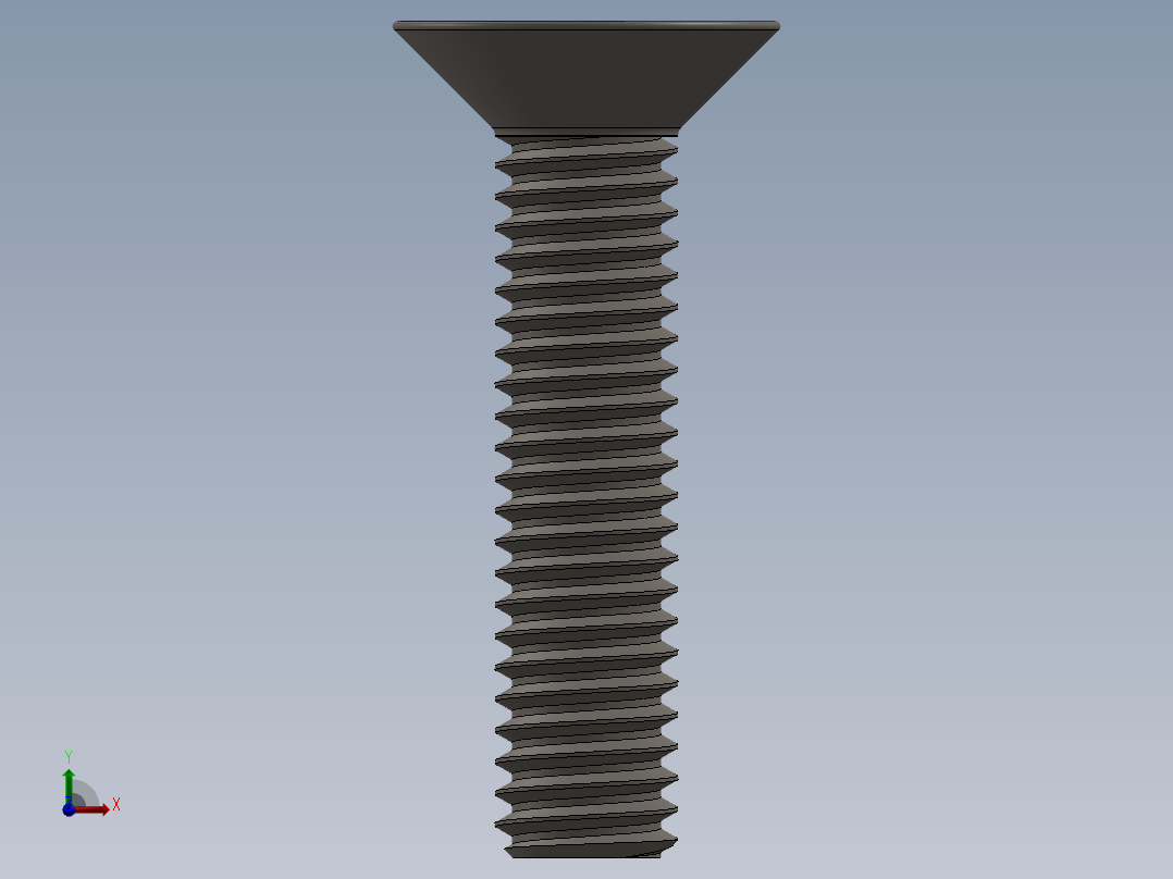 Screw_ISO_10642_M3.5x16_A2.SLDPRT前视图