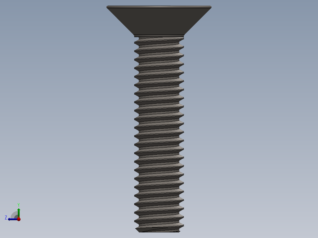Screw_ISO_10642_M3.5x16_A2.SLDPRT右视图