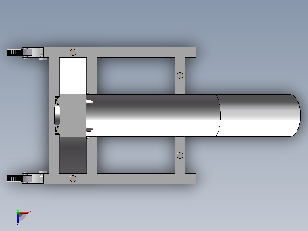 饲料切割机俯视图