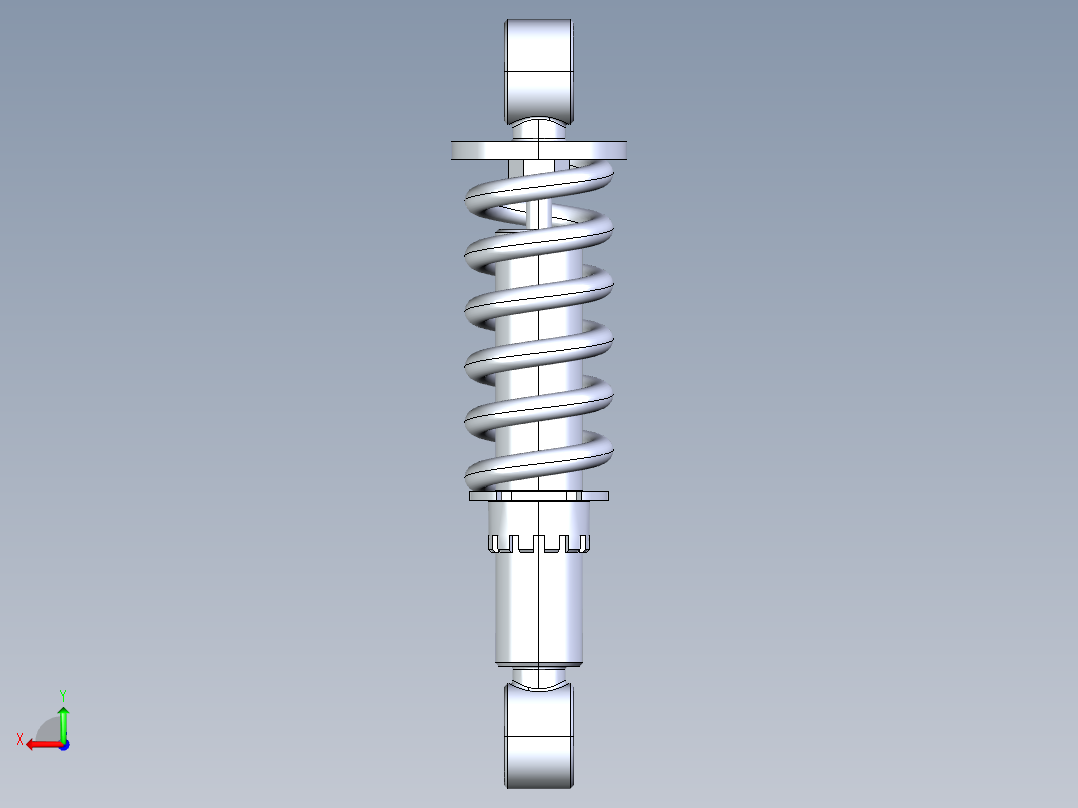 A0002579-磁传感器减震器汽车减震器后视图