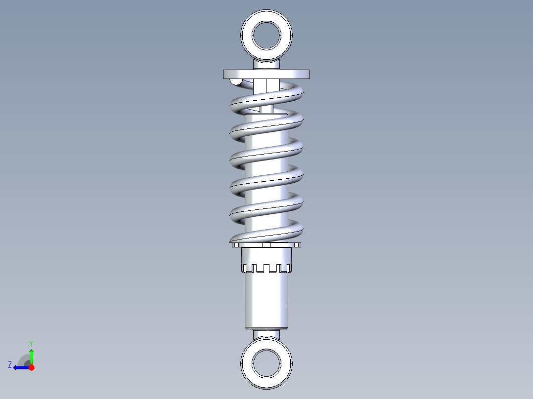 A0002579-磁传感器减震器汽车减震器右视图