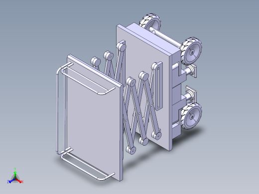 B3003293-剪式升降机车平台