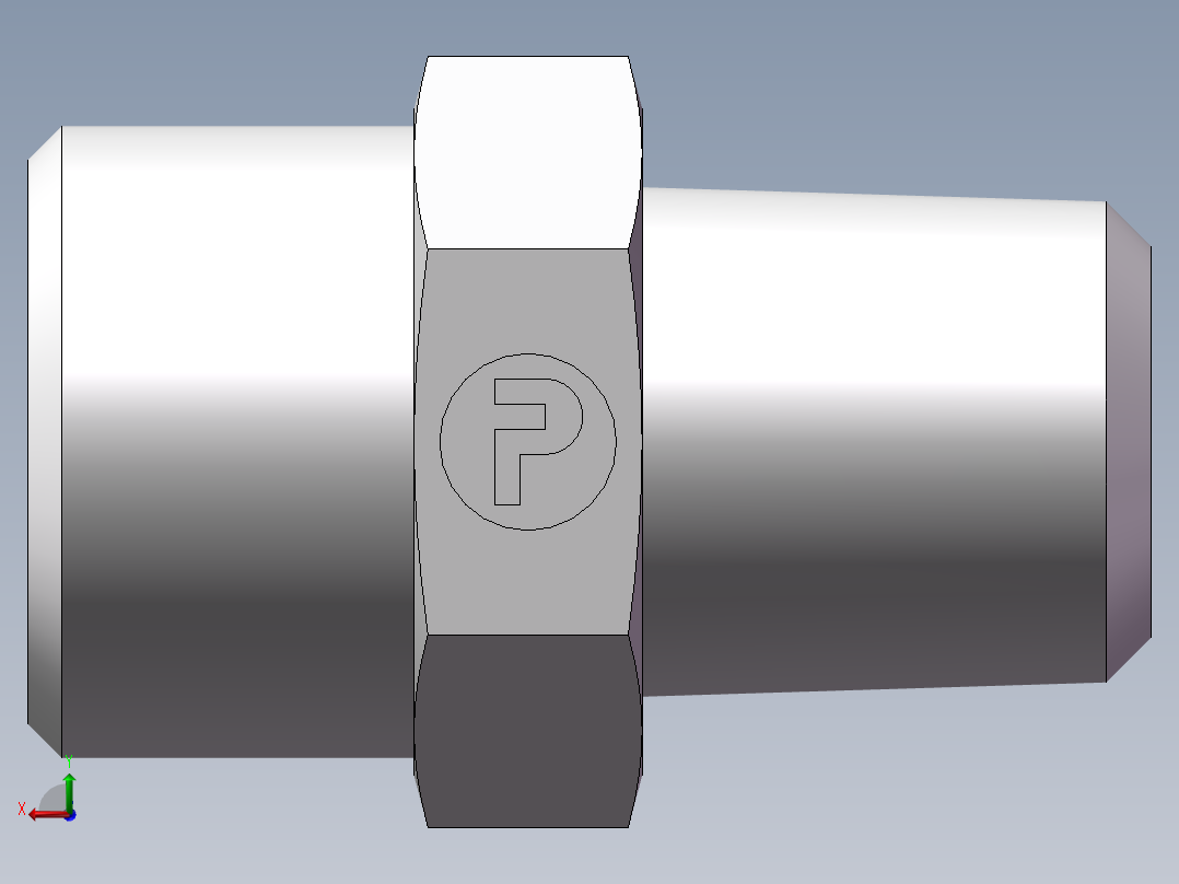 美制锥螺纹、1CN-18-04后视图