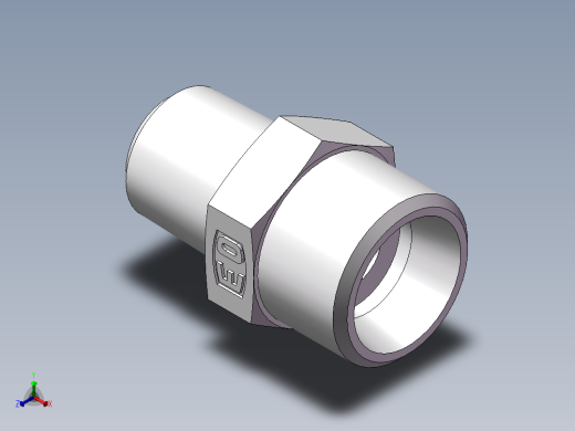 美制锥螺纹、1CN-18-04正等轴测缩略图
