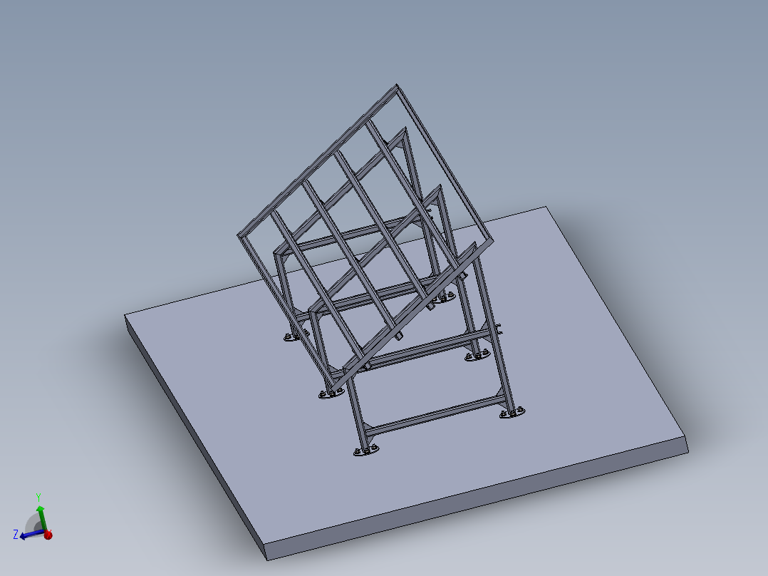太阳能板结构1主视图