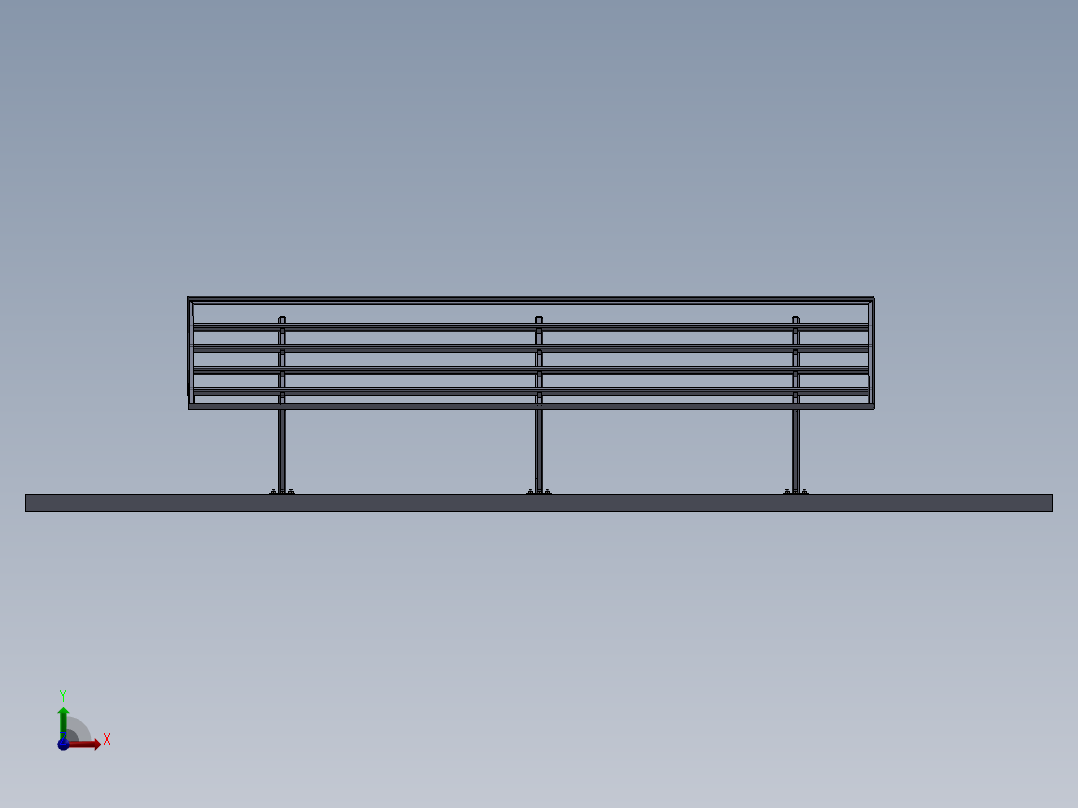 太阳能板结构1前视图