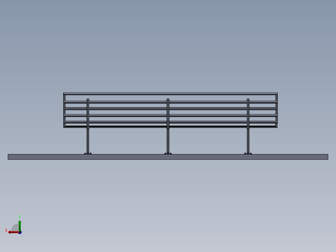 太阳能板结构1后视图