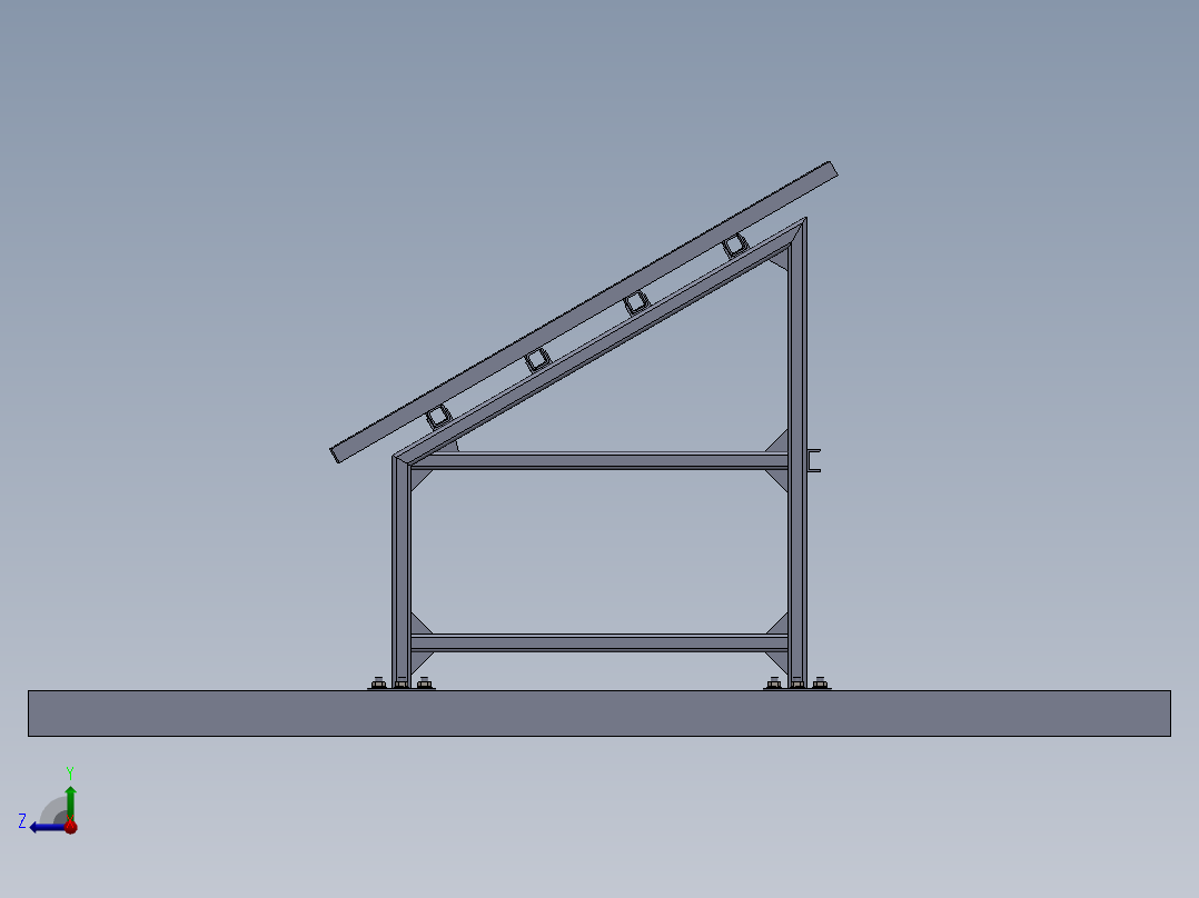 太阳能板结构1右视图