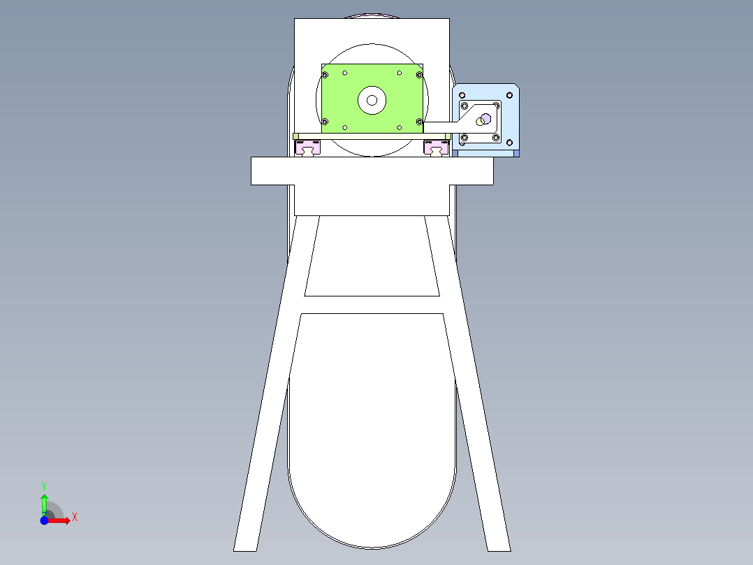 A150 小型轴类零件压装定位机前视图