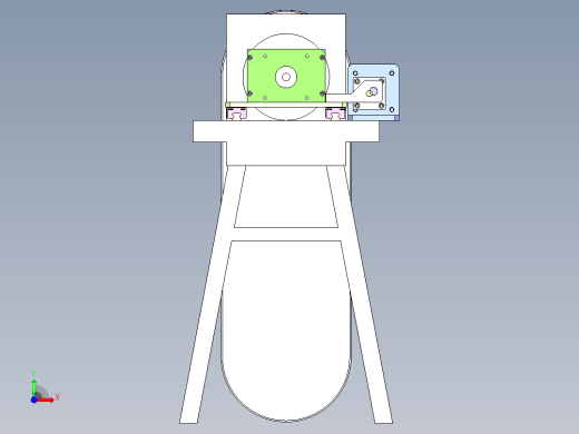 A150 小型轴类零件压装定位机前视缩略图