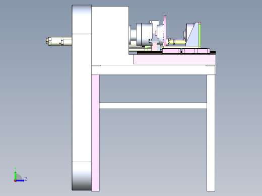 A150 小型轴类零件压装定位机左视缩略图