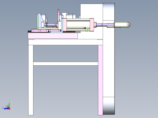 A150 小型轴类零件压装定位机右视缩略图
