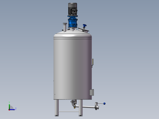 压力容积、糖浆桶100l左视缩略图