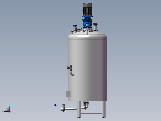 压力容积、糖浆桶100l右视缩略图