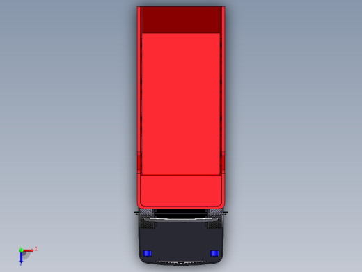 翻斗卡车玩具模型俯视缩略图