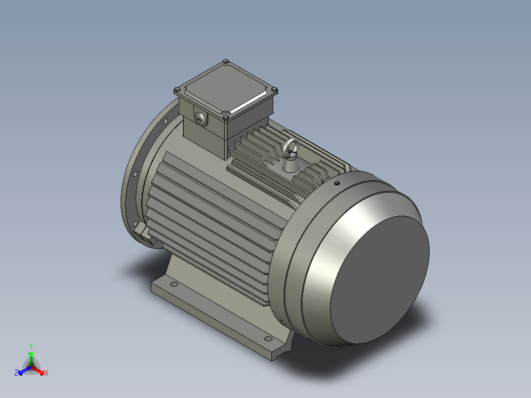YE3-B35系列三相异步电机YE3-280M1-6主视图