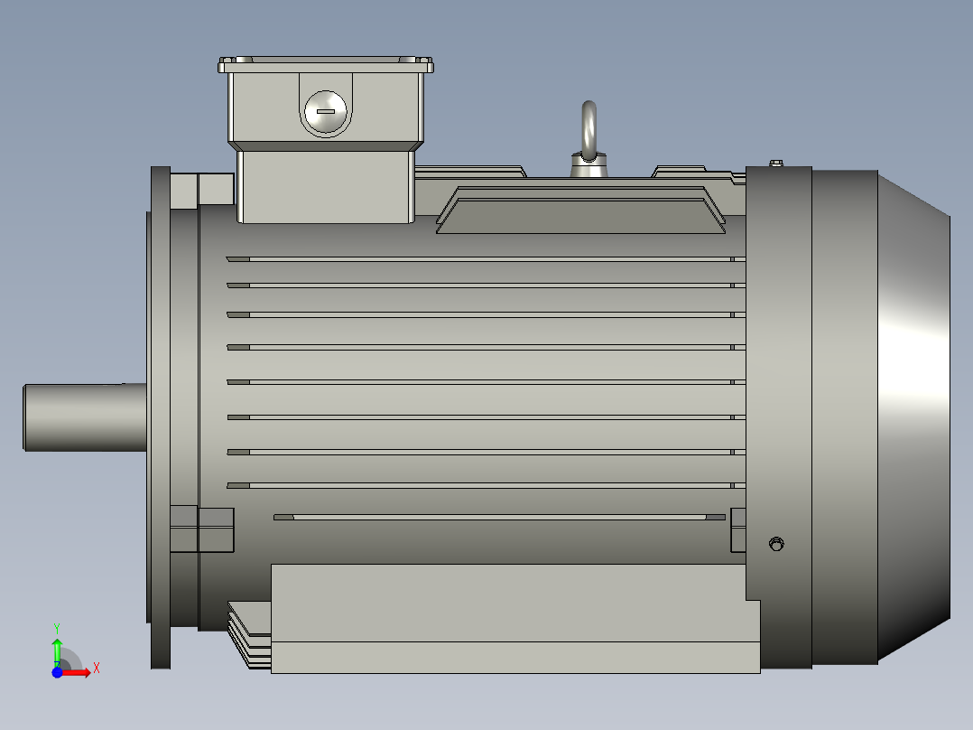 YE3-B35系列三相异步电机YE3-280M1-6前视图