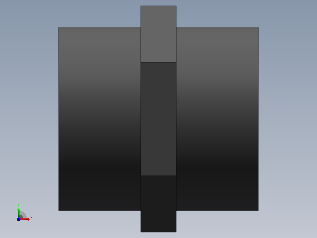 COUPLING_DN32_PN10_U-PVC前视图