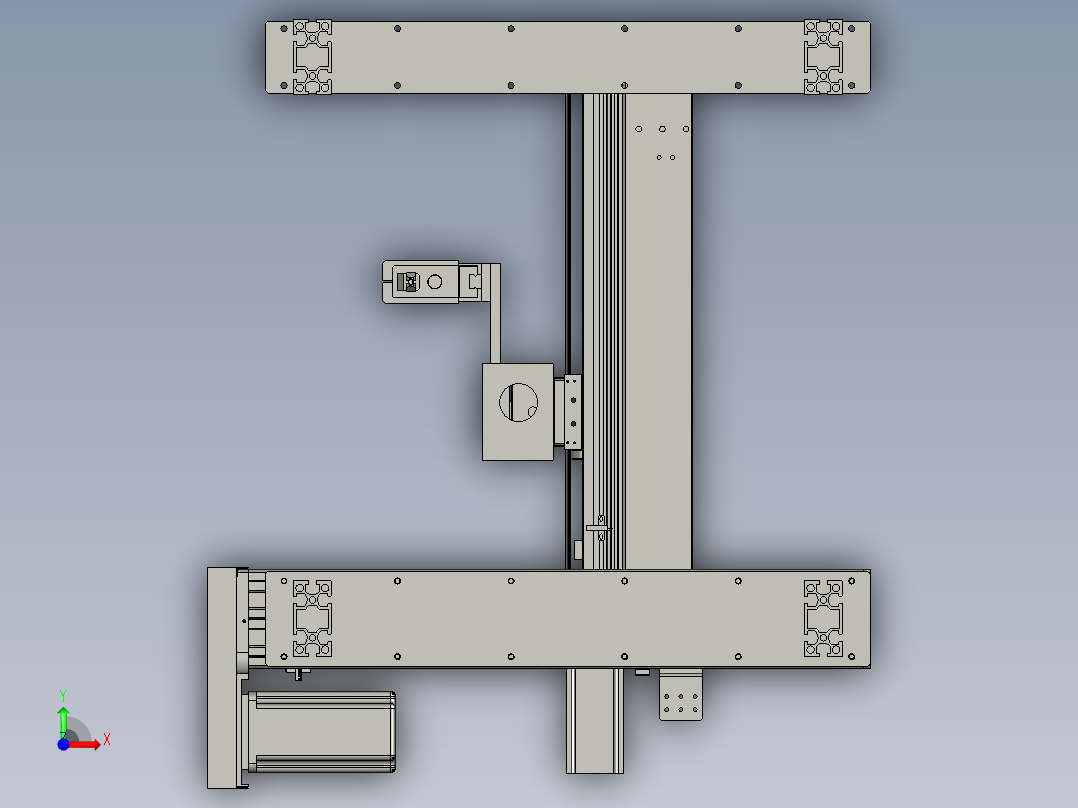 三轴机构组件-20前视图