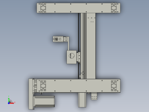 三轴机构组件-20前视缩略图